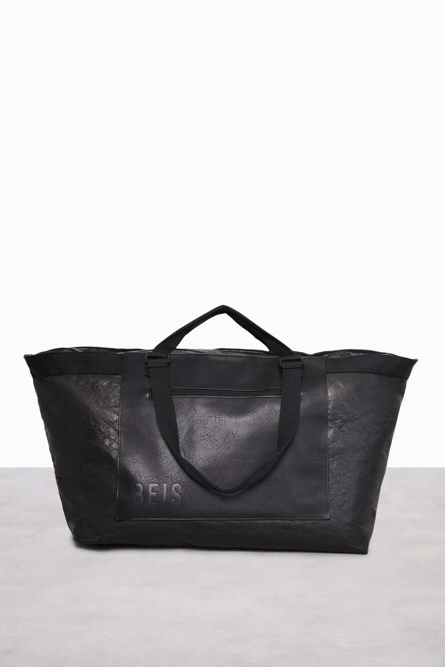 RARE NWT BEIS The XL Tote Black
